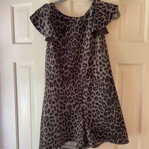 Cheetah Print Romper
